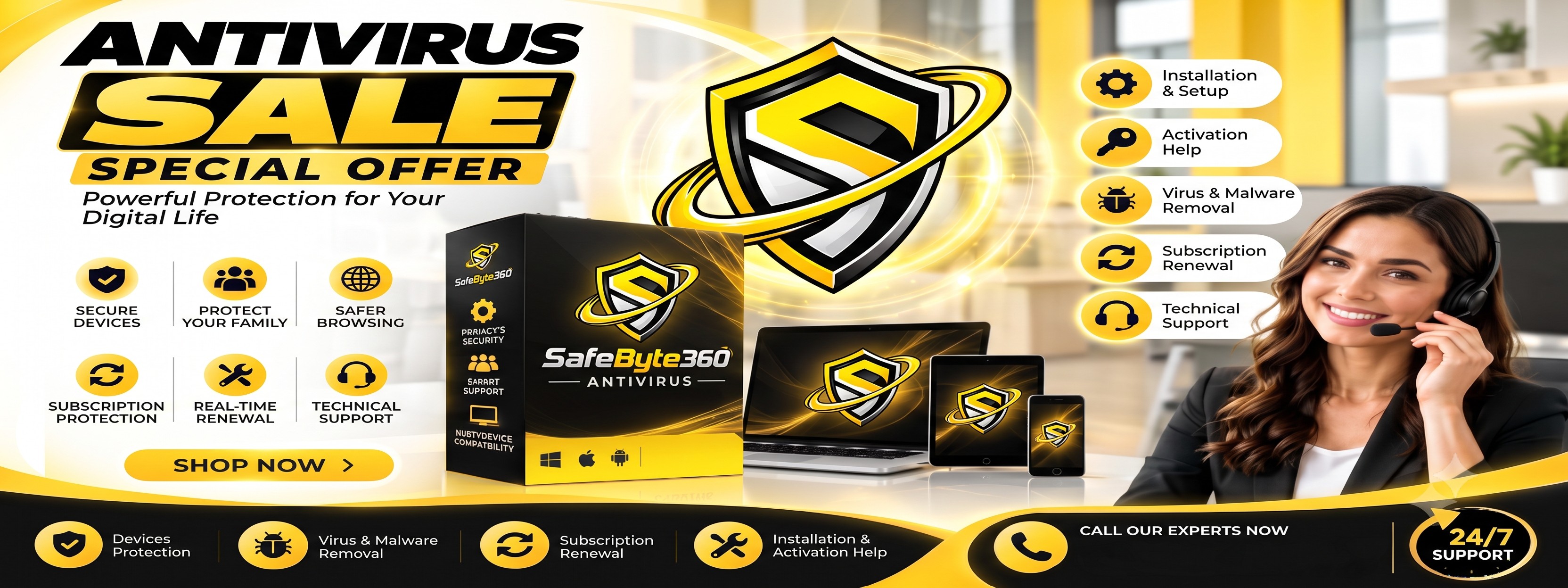 Safe Byte360 24/7 Security Support